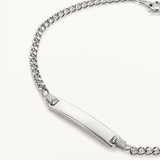 Pulsera Bolden ID en Plata de Primera Ley