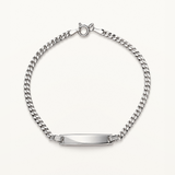 Pulsera Bolden ID en Plata de Primera Ley